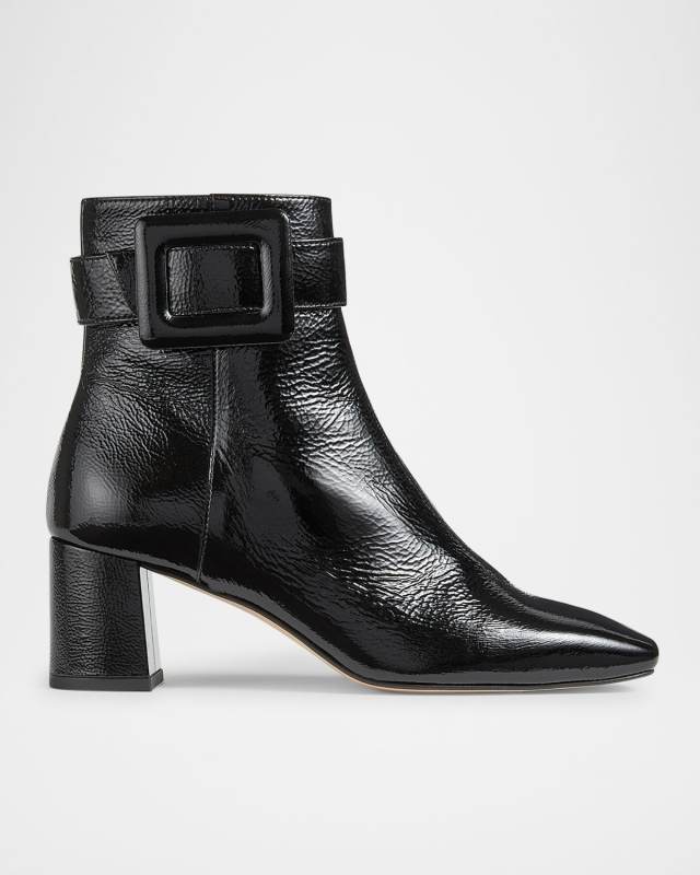 Wilde Covered-Buckle Ankle Boots
